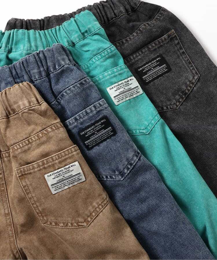 日本童裝 BREEZE 牛仔闊腿褲 90-150cm 男童款/女童款 夏季 PANTS