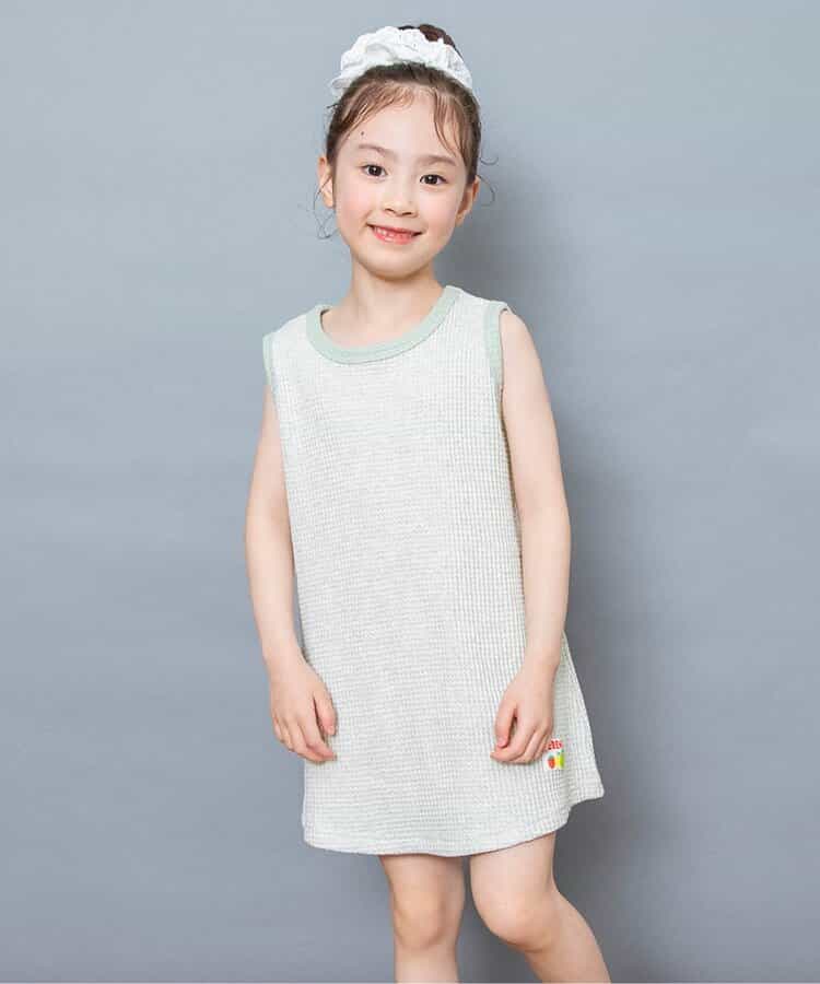 日本童裝 BREEZE 華夫格背心裙 80-130cm 女童款 夏季 DRESSES