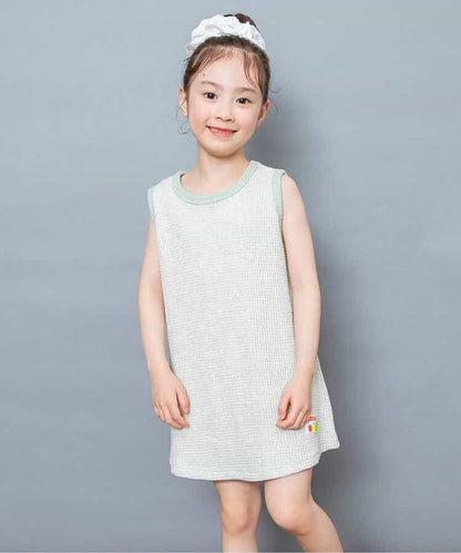 日本童裝 BREEZE 華夫格背心裙 80-130cm 女童款 夏季 DRESSES