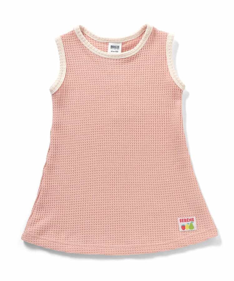 日本童裝 BREEZE 華夫格背心裙 80-130cm 女童款 夏季 DRESSES