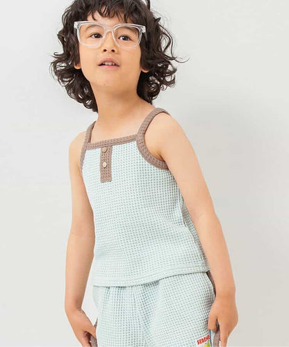 日本童裝 BREEZE 華夫格吊帶衫 80-140cm 男童款/女童款 夏季 TOPS