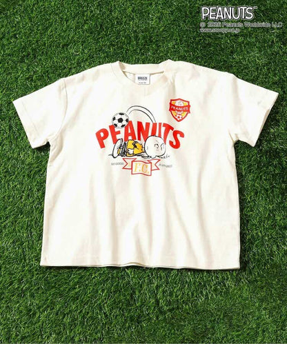 日本童裝 BREEZE x PEANUTS 足球短袖上衣 80-140cm 男童款/女童款 夏季 TOPS