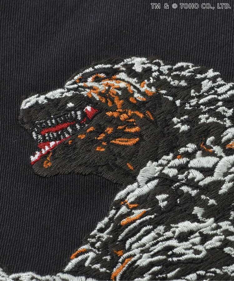 日本童裝 BREEZE x GODZILLA 哥斯拉刺繡襯衫 100-150cm 親子裝 男童款 夏季 TOPS