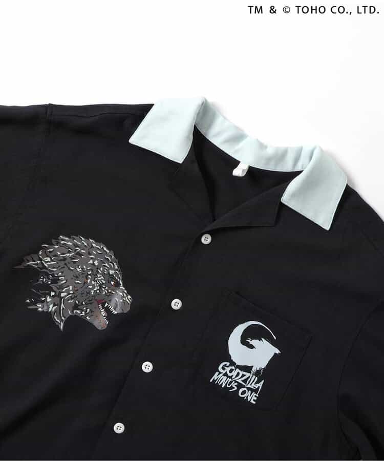 日本童裝 BREEZE x GODZILLA 哥斯拉刺繡襯衫 M-L 親子裝 大人款 夏季 TOPS