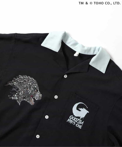 日本童裝 BREEZE x GODZILLA 哥斯拉刺繡襯衫 M-L 親子裝 大人款 夏季 TOPS