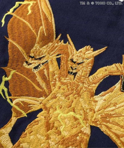 日本童裝 BREEZE x GODZILLA 哥斯拉刺繡襯衫 M-L 親子裝 大人款 夏季 TOPS