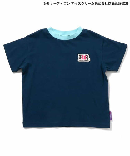 日本童裝 apres les cours x BASKIN ROBBINS 印花上衣 80-140cm 親子裝 男童款/女童款 夏季 TOPS