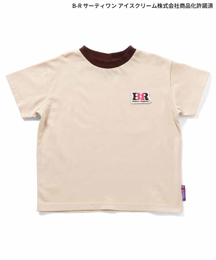 日本童裝 apres les cours x BASKIN ROBBINS 印花上衣 80-140cm 親子裝 男童款/女童款 夏季 TOPS