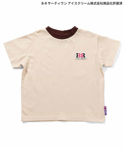 日本童裝 apres les cours x BASKIN ROBBINS 印花上衣 80-140cm 親子裝 男童款/女童款 夏季 TOPS
