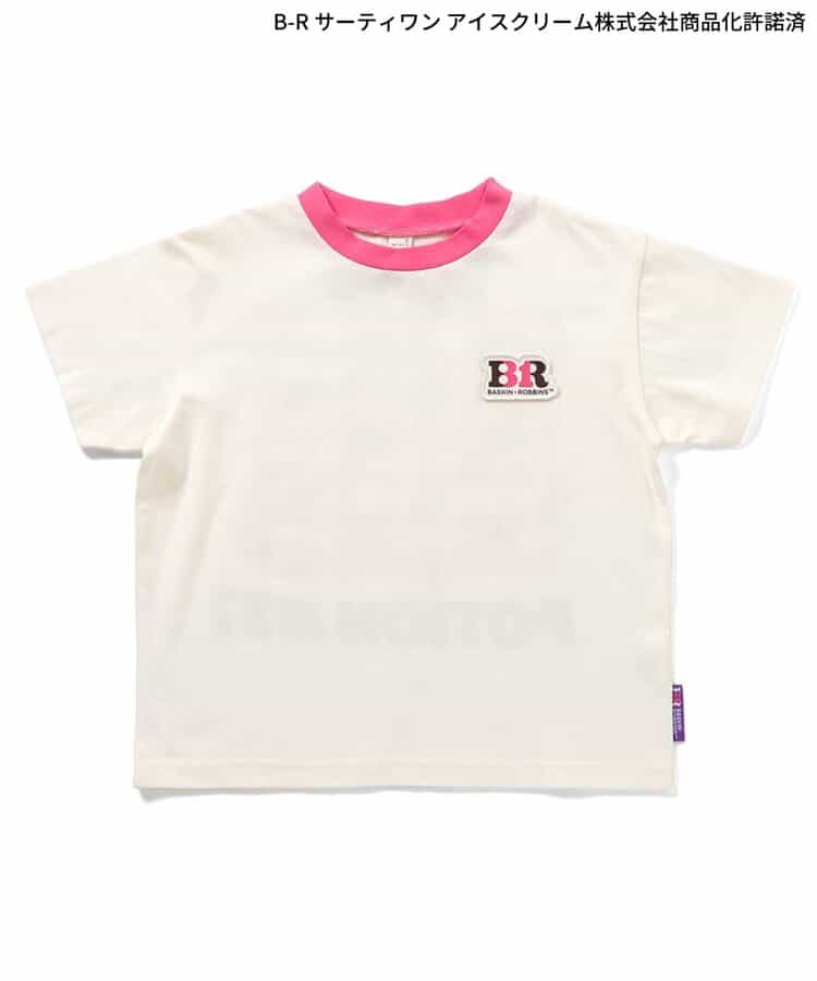 日本童裝 apres les cours x BASKIN ROBBINS 印花上衣 80-140cm 親子裝 男童款/女童款 夏季 TOPS