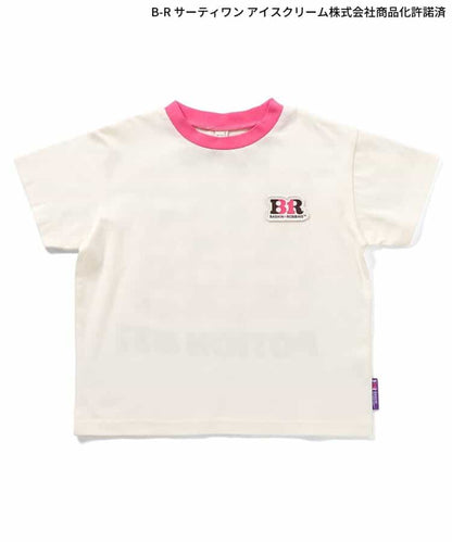 日本童裝 apres les cours x BASKIN ROBBINS 印花上衣 80-140cm 親子裝 男童款/女童款 夏季 TOPS