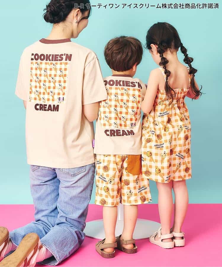 日本童裝 apres les cours x BASKIN ROBBINS 吊帶裙 80-140cm 女童款 夏季 DRESSES