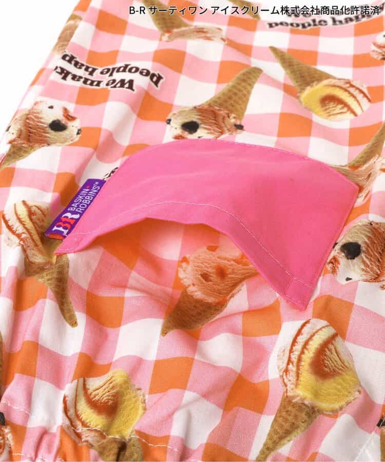 日本童裝 apres les cours x BASKIN ROBBINS 雪糕印花短褲 80-140cm 男童款 夏季 PANTS