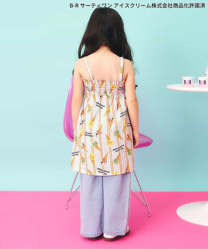 日本童裝 apres les cours x BASKIN ROBBINS 吊帶裙 80-140cm 女童款 夏季 DRESSES