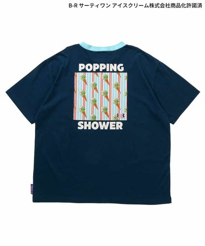 日本童裝 apres les cours x BASKIN ROBBINS 印花上衣 M 親子裝 大人款 夏季 TOPS