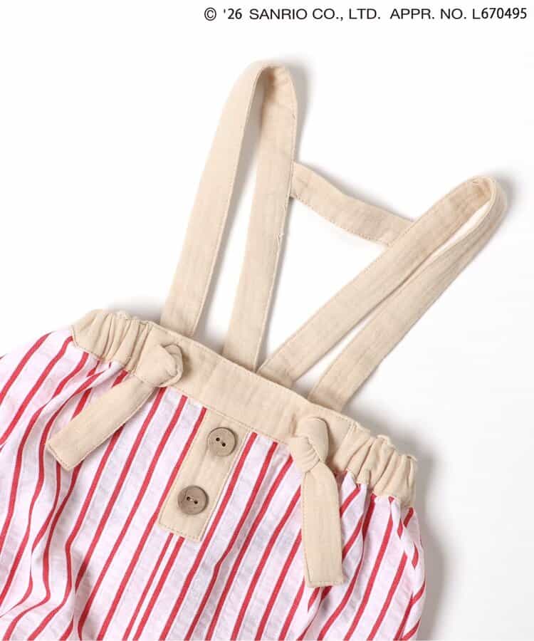 日本童裝 BREEZE x MINNA NO TABO 大口仔吊帶褲 70-80cm 男童款/女童款 初生嬰兒 夏季 Jumpsuit PANTS