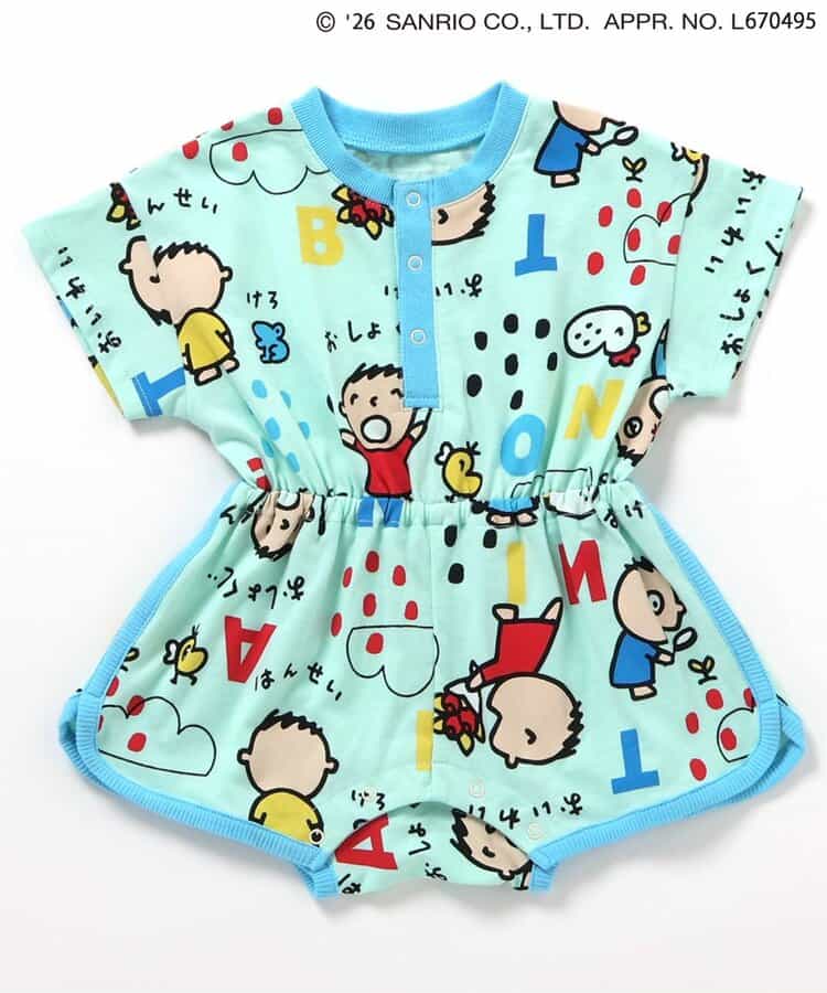 日本童裝 BREEZE x MINNA NO TABO 大口仔連衣 70-80cm 男童款/女童款 初生嬰兒 夏季 Jumpsuit