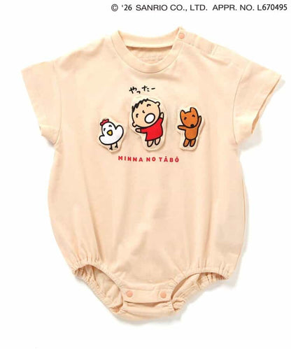 日本童裝 BREEZE x MINNA NO TABO 大口仔連衣 70-80cm 男童款/女童款 初生嬰兒 夏季 Jumpsuit