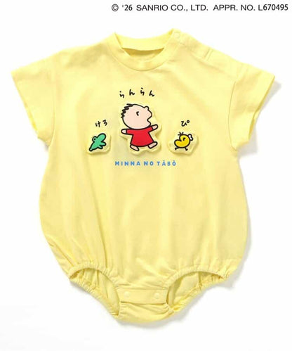 日本童裝 BREEZE x MINNA NO TABO 大口仔連衣 70-80cm 男童款/女童款 初生嬰兒 夏季 Jumpsuit