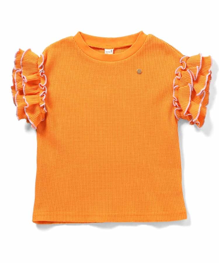 日本童裝 apres les cours 花邊袖上衣 80-140cm 女童款 夏季 TOPS