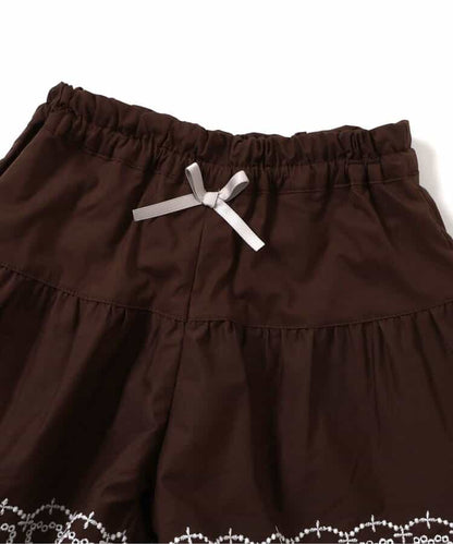日本童裝 apres les cours 心型花花蕾絲短褲 80-140cm 女童款 初生嬰兒 夏季 PANTS