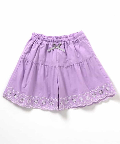 日本童裝 apres les cours 心型花花蕾絲短褲 80-140cm 女童款 初生嬰兒 夏季 PANTS