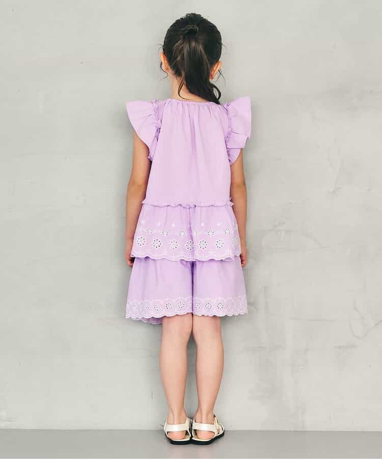 日本童裝 apres les cours 心型花花蕾絲短褲 80-140cm 女童款 初生嬰兒 夏季 PANTS