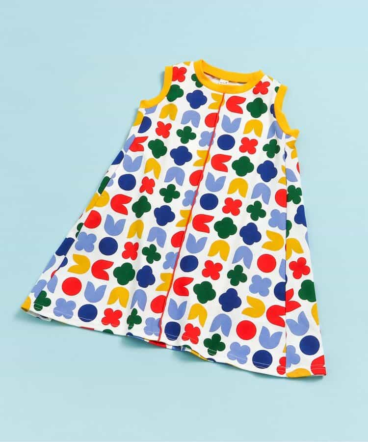 日本童裝 apres les cours 吸水速乾 接觸冷感 印花吊帶背心裙 80-130cm 女童款 夏季 DRESSES
