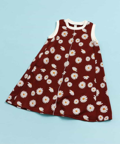 日本童裝 apres les cours 吸水速乾 接觸冷感 印花吊帶背心裙 80-130cm 女童款 夏季 DRESSES