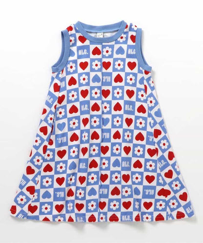 日本童裝 apres les cours 吸水速乾 接觸冷感 印花吊帶背心裙 80-130cm 女童款 夏季 DRESSES