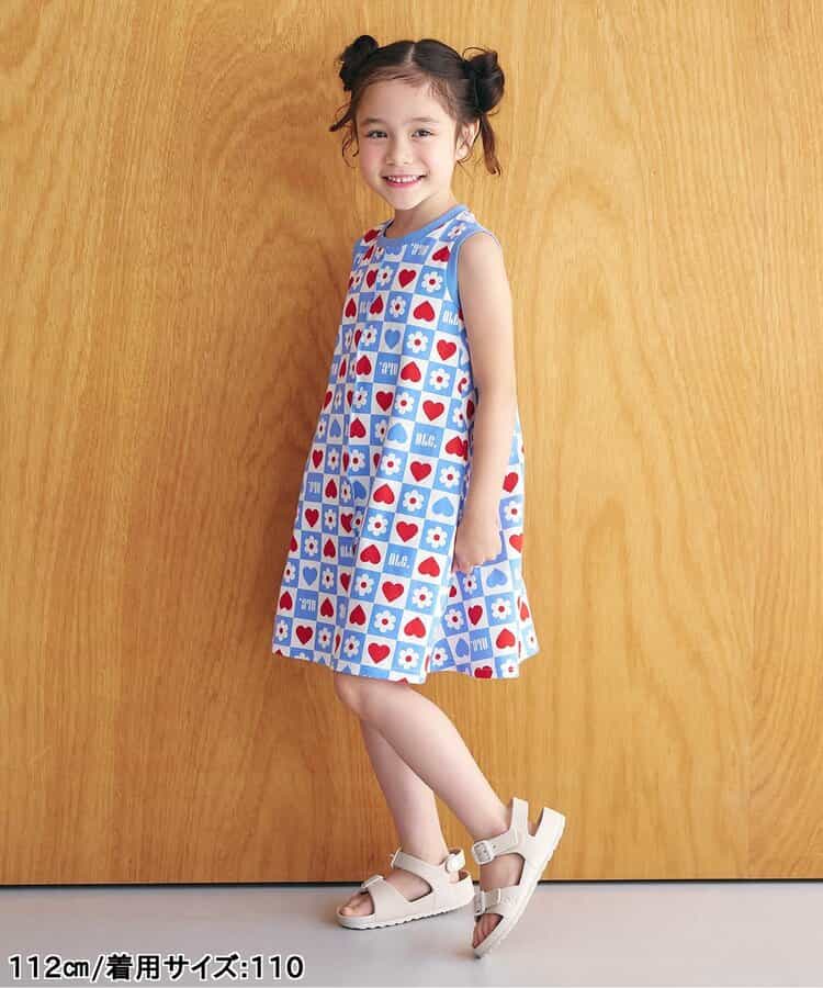 日本童裝 apres les cours 吸水速乾 接觸冷感 印花吊帶背心裙 80-130cm 女童款 夏季 DRESSES