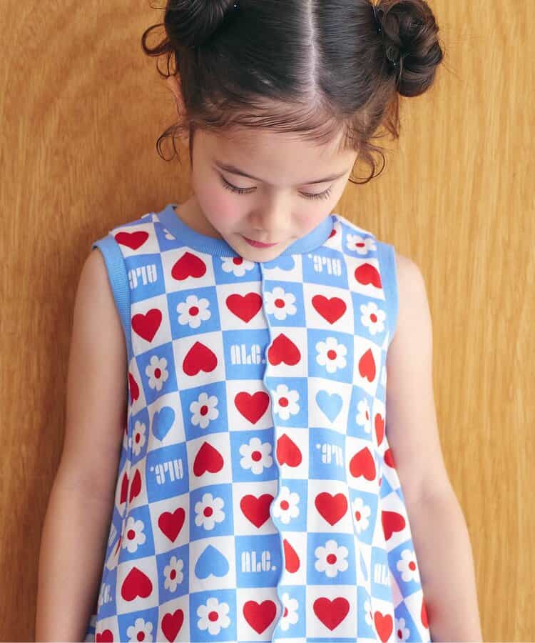 日本童裝 apres les cours 吸水速乾 接觸冷感 印花吊帶背心裙 80-130cm 女童款 夏季 DRESSES