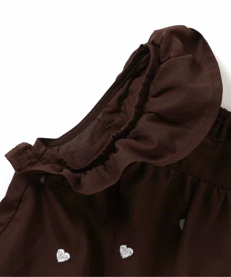 日本童裝 apres les cours 心型花花蕾絲上衣 80-140cm 女童款 夏季 TOPS