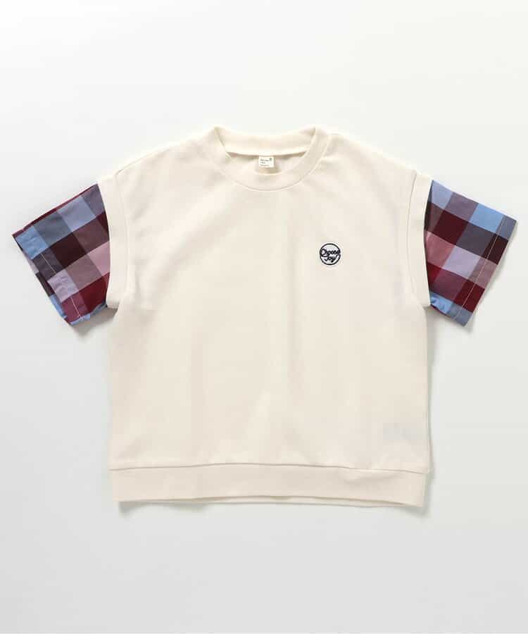 日本童裝 apres les cours 接觸冷感 假兩件短袖上衣 80-130cm 男童款 夏季 TOPS