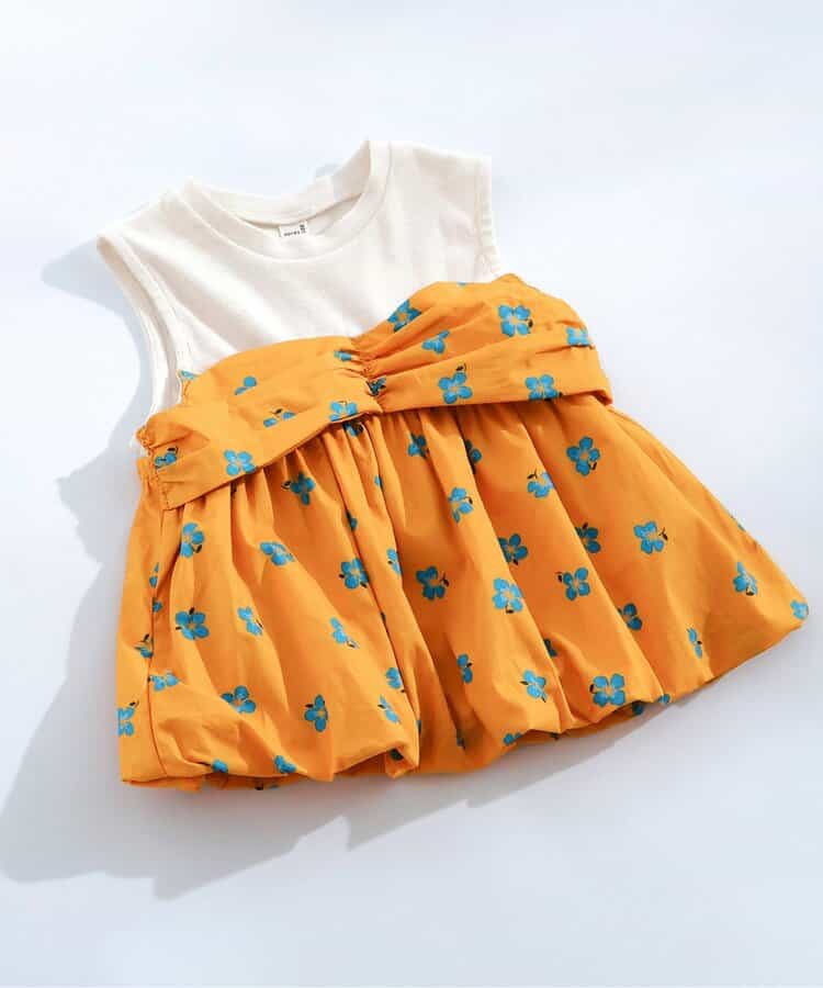 日本童裝 apres les cours 假兩件泡泡背心 80-140cm 女童款 夏季 TOPS