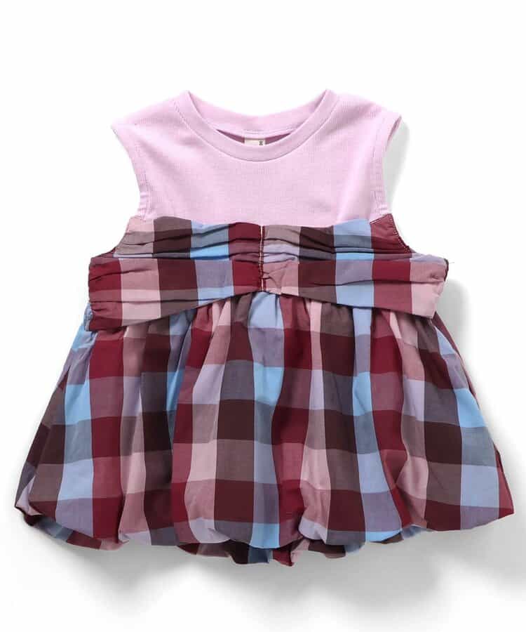 日本童裝 apres les cours 假兩件泡泡背心 80-140cm 女童款 夏季 TOPS