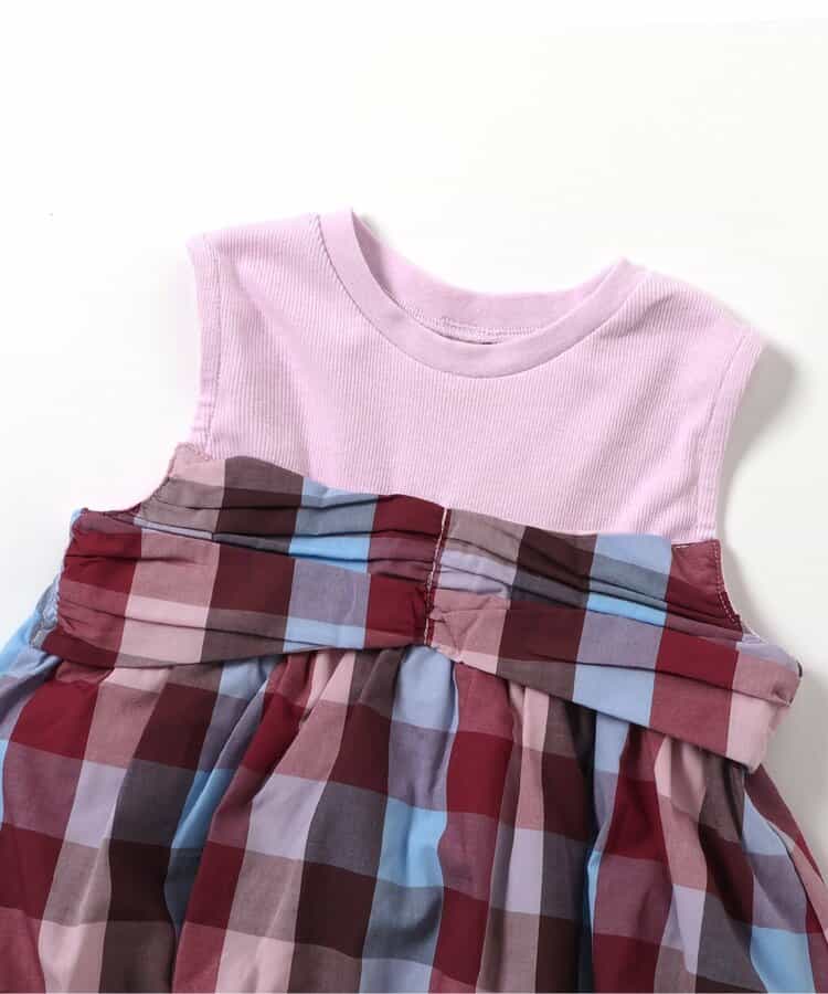 日本童裝 apres les cours 假兩件泡泡背心 80-140cm 女童款 夏季 TOPS