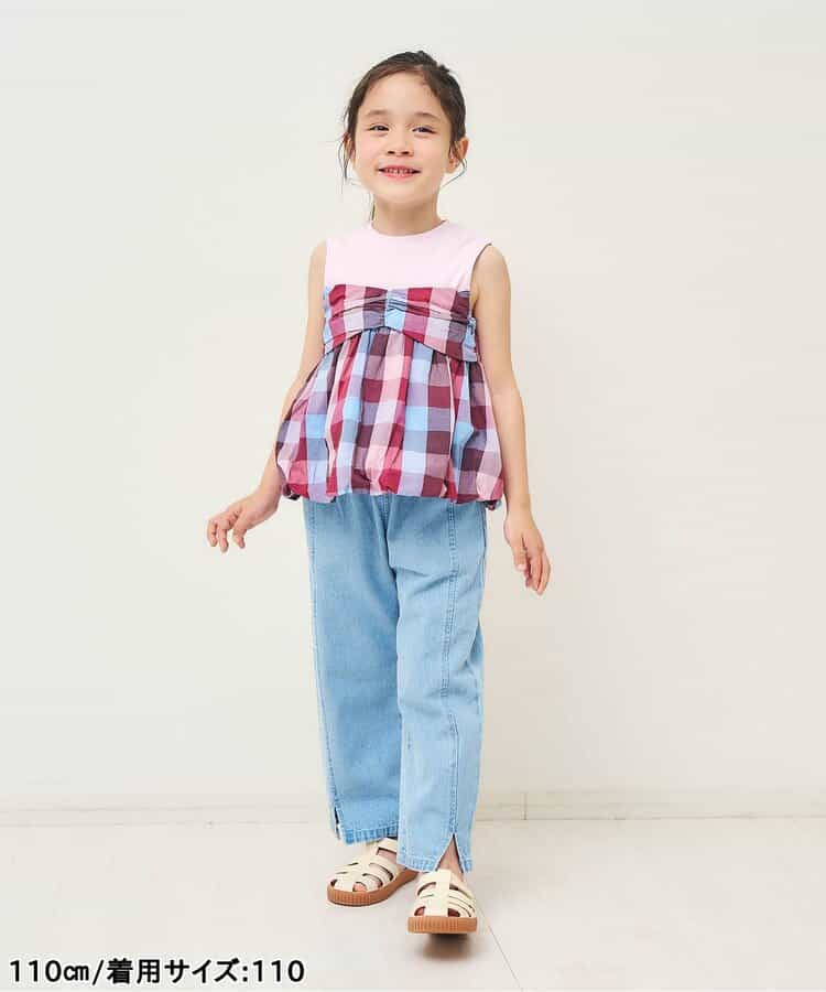 日本童裝 apres les cours 假兩件泡泡背心 80-140cm 女童款 夏季 TOPS