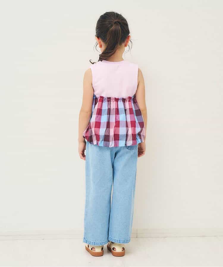 日本童裝 apres les cours 假兩件泡泡背心 80-140cm 女童款 夏季 TOPS