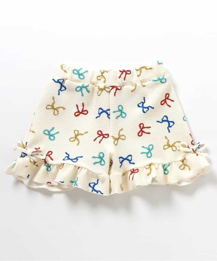 日本童裝 apres les cours 印花荷葉邊短褲 80-140cm 女童款 夏季 PANTS