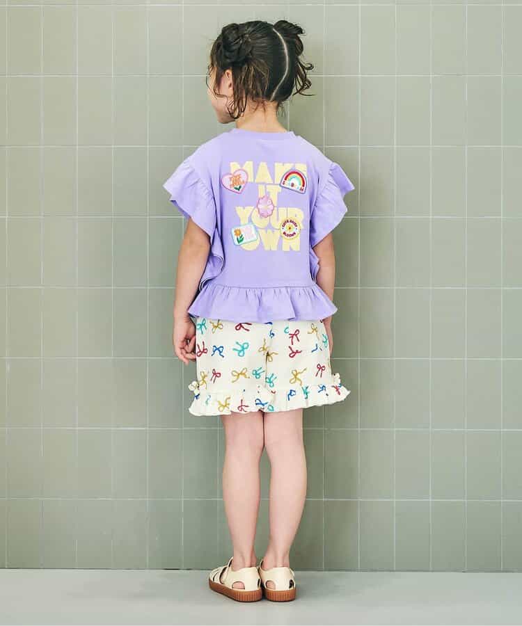 日本童裝 apres les cours 印花荷葉邊短褲 80-140cm 女童款 夏季 PANTS