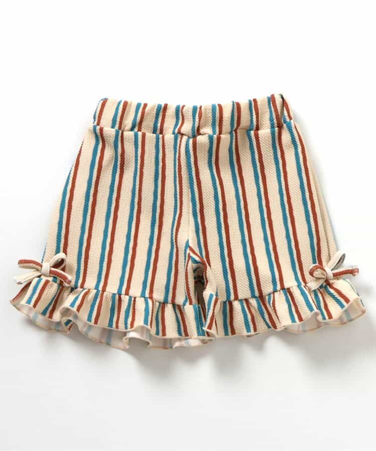 日本童裝 apres les cours 印花荷葉邊短褲 80-140cm 女童款 夏季 PANTS