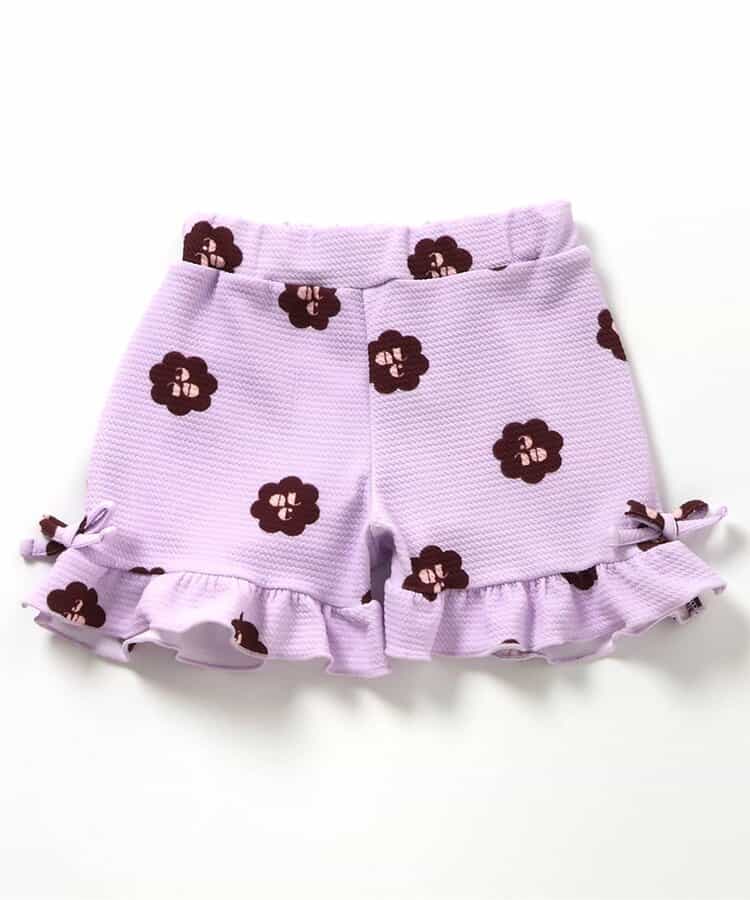 日本童裝 apres les cours 印花荷葉邊短褲 80-140cm 女童款 夏季 PANTS