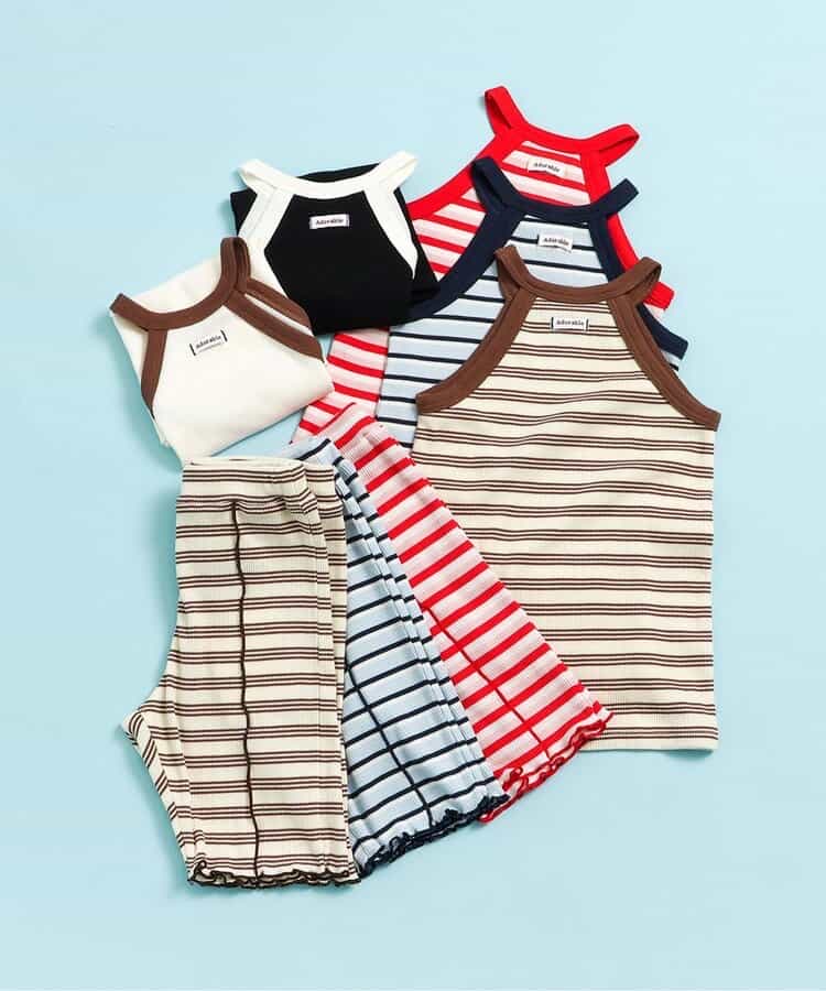 日本童裝 apres les cours 接觸冷感 美式無袖背心 80-140cm 女童款 夏季 TOPS