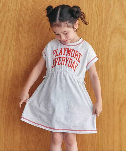 日本童裝 apres les cours 抽繩連身裙 80-140cm 女童款 夏季 DRESSES