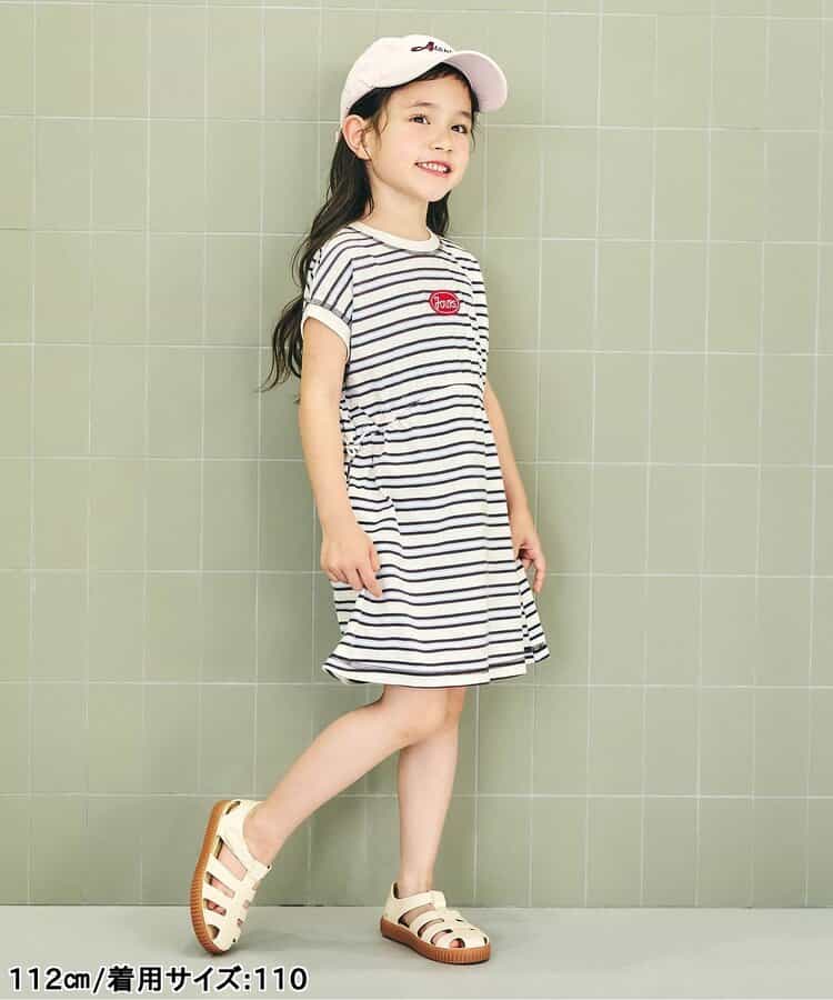 日本童裝 apres les cours 抽繩連身裙 80-140cm 女童款 夏季 DRESSES