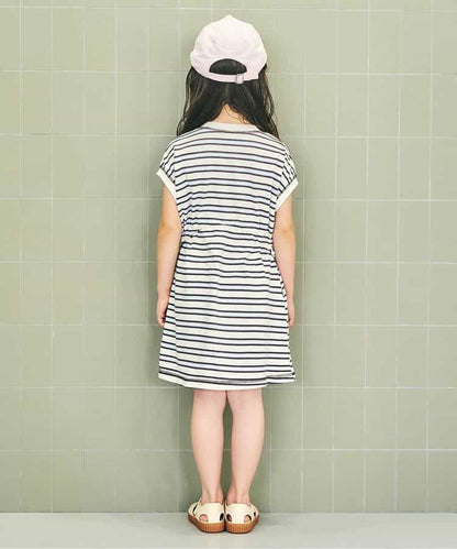 日本童裝 apres les cours 抽繩連身裙 80-140cm 女童款 夏季 DRESSES