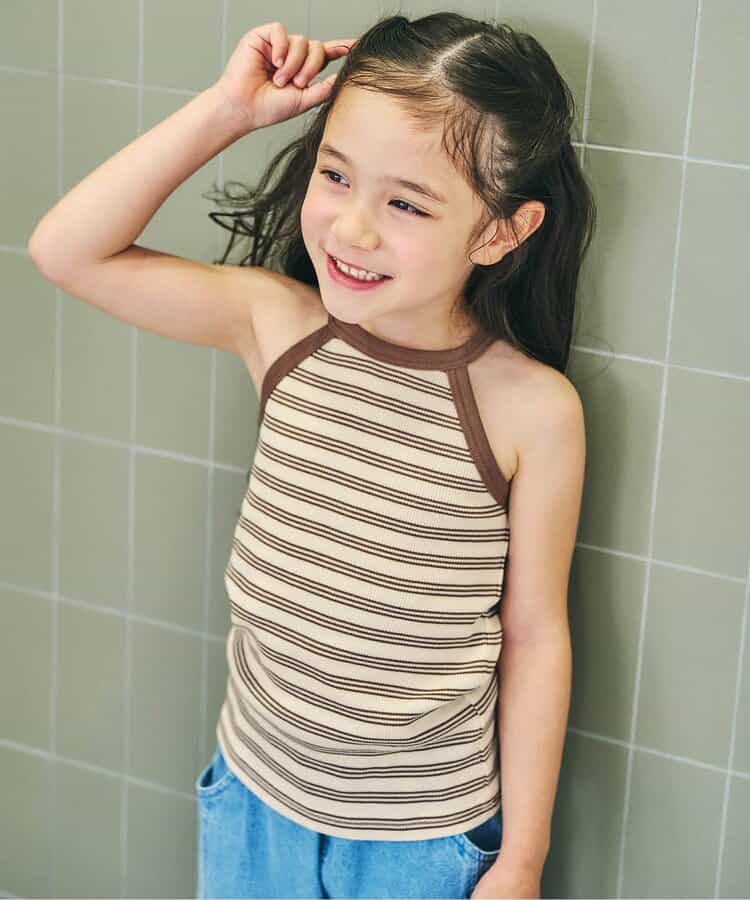 日本童裝 apres les cours 接觸冷感 美式無袖背心 80-140cm 女童款 夏季 TOPS