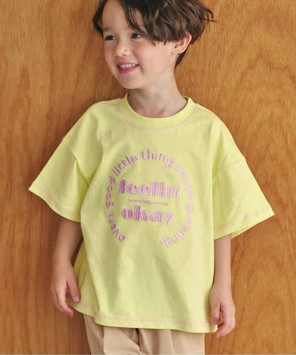 日本童裝 apres les cours 印花logo上衣 80-130cm 男童款/女童款 夏季 TOPS