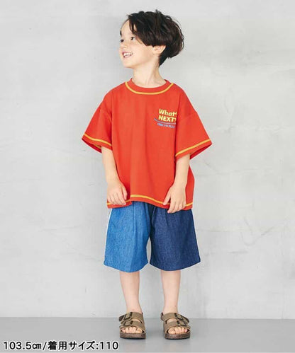 日本童裝 apres les cours 印花logo上衣 80-130cm 男童款/女童款 夏季 TOPS